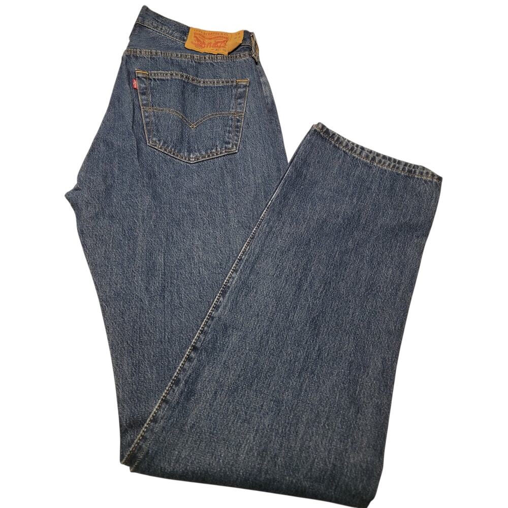 LEVI'S Men's 501 original Fit Blue Jeans W33 L36 NWT